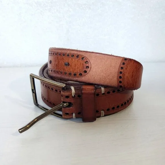 NWT BRAVE Leather Mananas Belt Manana Nappa BRAVE Leather Belt -- Custom Made for You main image 4